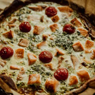 Quiche mit Lachs & Spinat