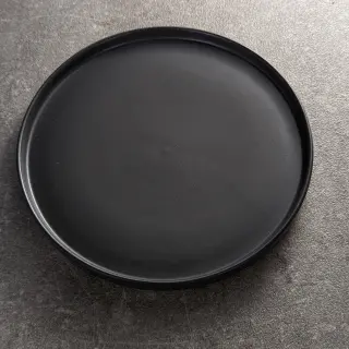 Teller schwarz